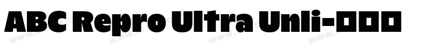 ABC Repro Ultra Unli字体转换